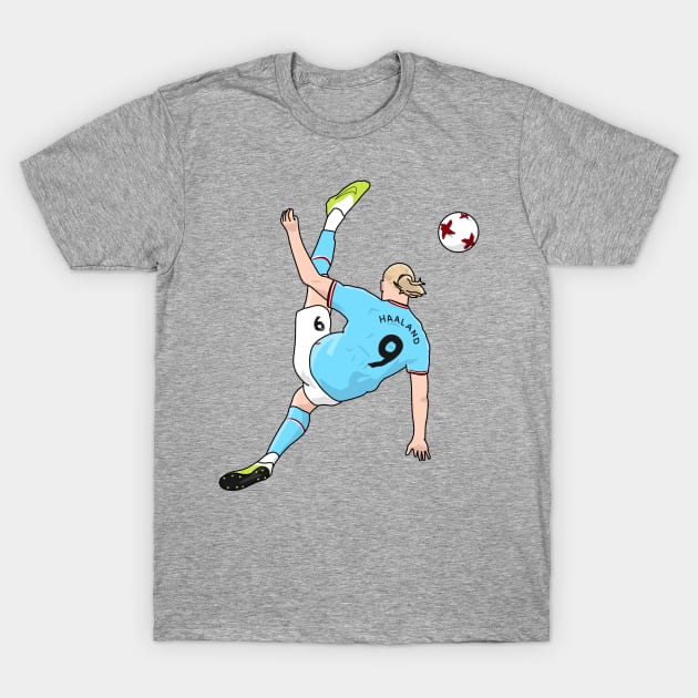 Bicycle kick haaland T-Shirt by Rsclstar